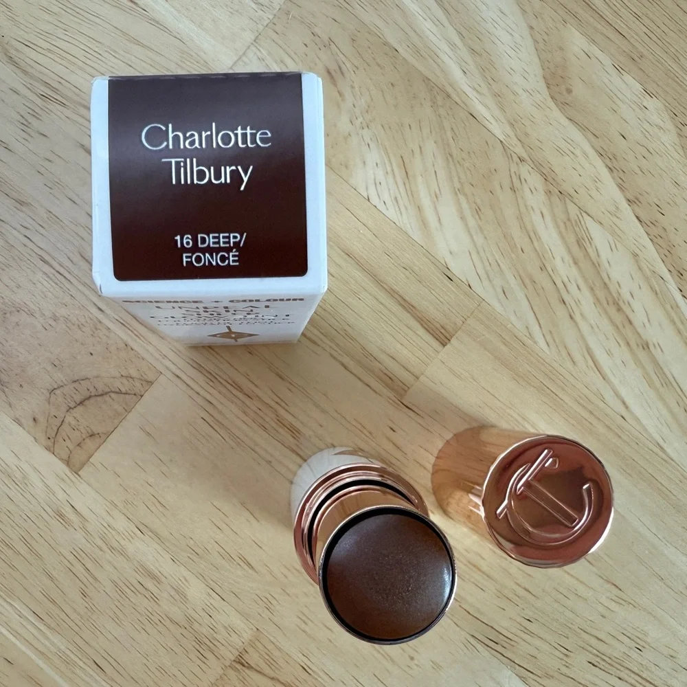 NWT NIB Charlotte Tilbury Unreal Skin Tint Hydrating Foundation Stick (16 Deep)